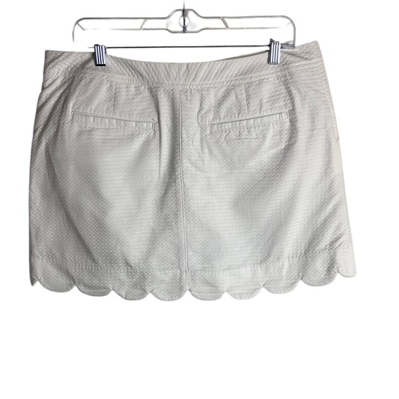 Lilly Pulitzer Women's Size 12 Colette Skort Resort White Textured Preppy Tennis - Picture 2 of 8